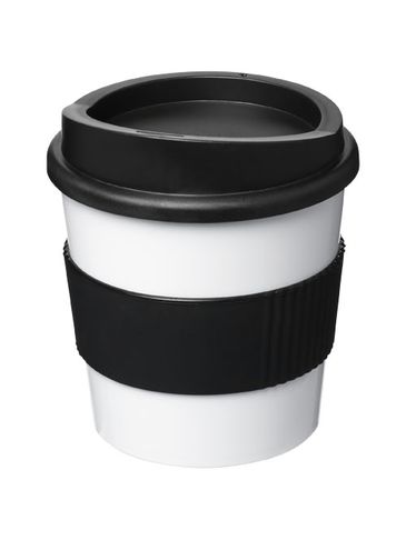 Kubek z serii Americano® Primo o pojemności 250 ml z uchwytem, biały / czarny