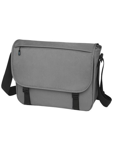 Torba na laptopa 15 cali Baikal z plastiku GRS z recyclingu, szary