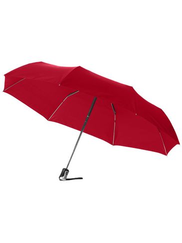 Automatyczny parasol składany 21,5" Alex, czerwony