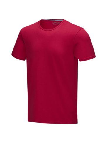 Balfour short sleeve men's organic t-shirt, czerwony