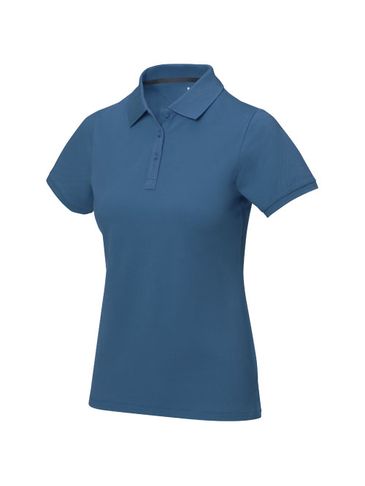Damskie polo Calgary z krótkim rękawem, tech blue