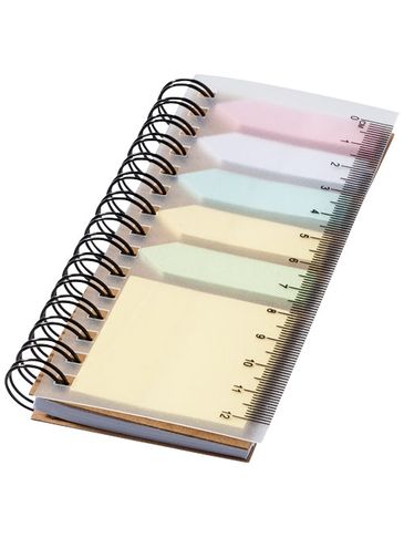 Kołozeszyt z kolorowymi karteczkami samoprzylepnymi Spinner, piasek pustyni