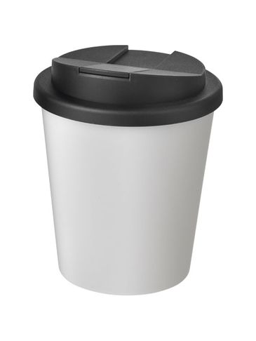 Americano® Espresso 250 ml tumbler with spill-proof lid, biały / czarny