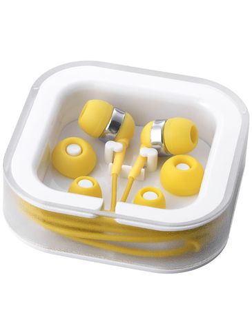 Lekkie słuchawki douszne Sargas, żółty