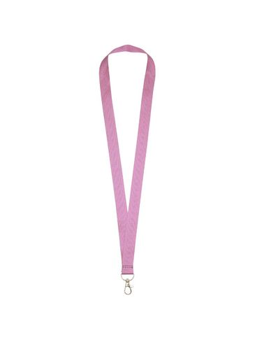 Smycz Impey z wygodnym klipsem, różowy