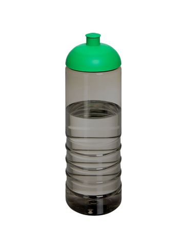 H2O Active® Eco Treble bidon z kopułową pokrywką o pojemności 750 ml , ciemnografitowy / zielony
