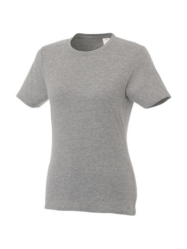 T-shirt damski z krótkim rękawem Heros, szary melanż