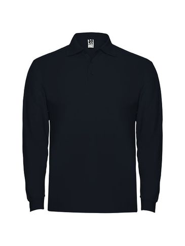 Estrella koszulka męska polo z długim rękawem, navy blue