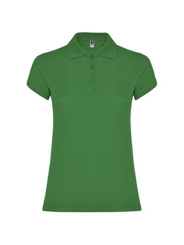 Star koszulka damska polo z krótkim rękawem, tropical green