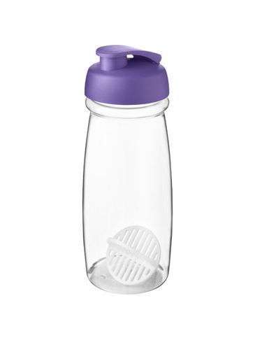 Shaker H2O Active Pulse o pojemności 600 ml, fioletowy / przezroczysty