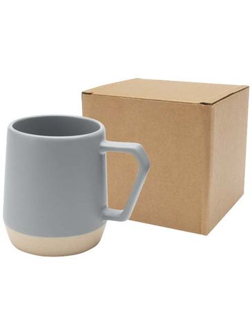 Dolce kubek ceramiczny o pojemności 300 ml z matowym wykończeniem, szary