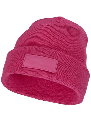 Czapka typu beanie Boreas z naszywką, magenta