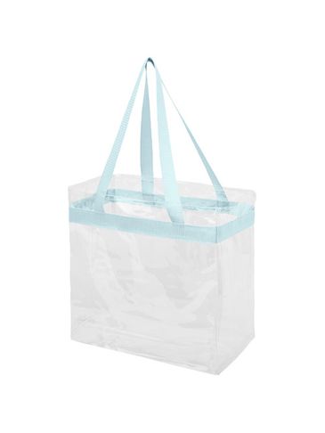 Torba Hampton, powder blue / przezroczysty bezbarwny