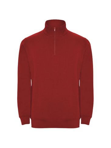 Aneto bluza rozpinany pod szyją na suwak, czerwony
