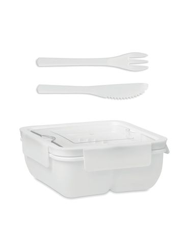 SATURDAY - Lunchbox ze sztućcami 600ml
