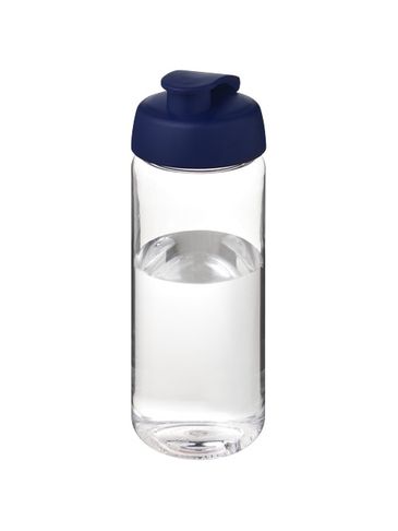 Bidon H2O Active® Octave Tritan™ o pojemności 600 ml, przezroczysty bezbarwny / niebieski