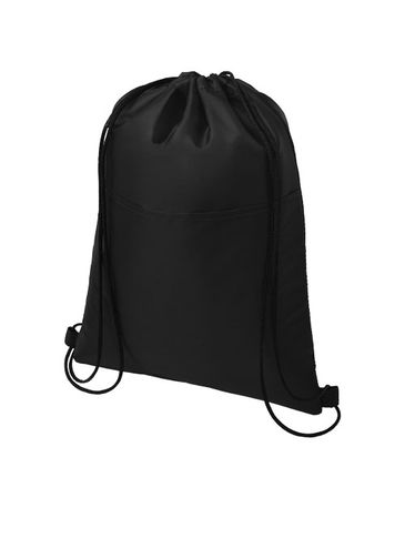 Torba chłodząca na 12 puszek Oriole ściągana sznurkiem, czarny