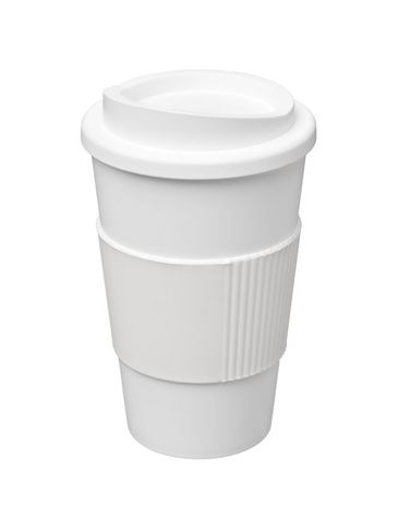 Kubek termiczny z serii Americano® o pojemności 350 ml z uchwytem, biały