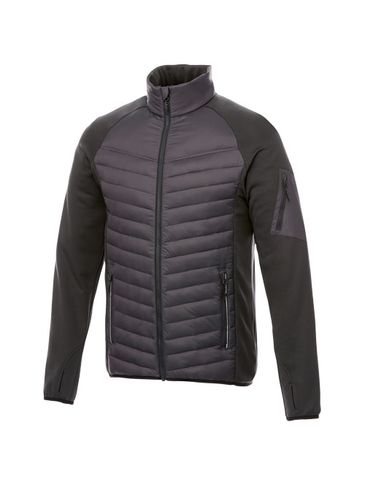 Męska kurtka hybrydowa Banff, szary sztormowy