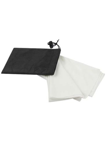 Lucas ręcznik sportowy RPET 30x80 cm, biały