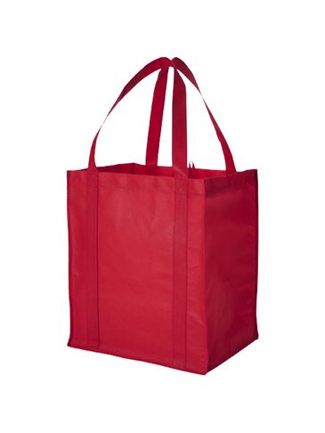 Torba na zakupy Liberty non woven, czerwony