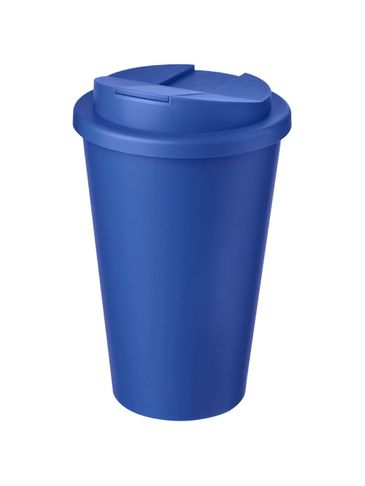 Americano® 350 ml tumbler with spill-proof lid, średnioniebieski