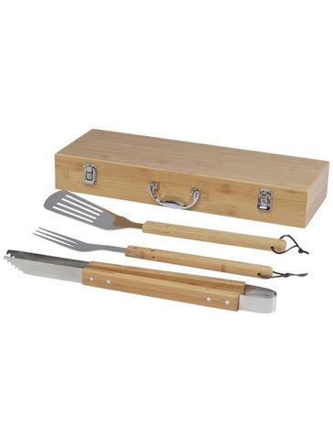 3-częściowy zestaw do grillowania Assadus, natural