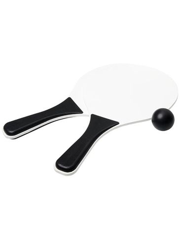 Zestaw do gier plażowych Bounce, czarny / biały