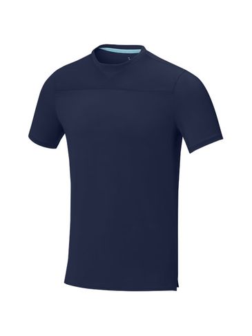 Borax luźna koszulka męska z certyfikatem recyklingu GRS, granatowy