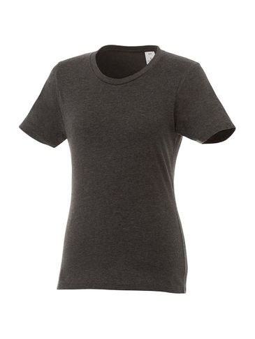 T-shirt damski z krótkim rękawem Heros, ciemnografitowy