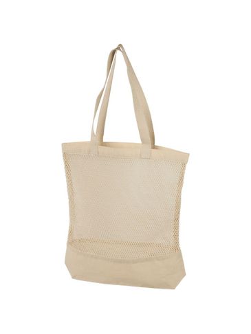 Torba na zakupy z siatki bawełnianej Maine, natural