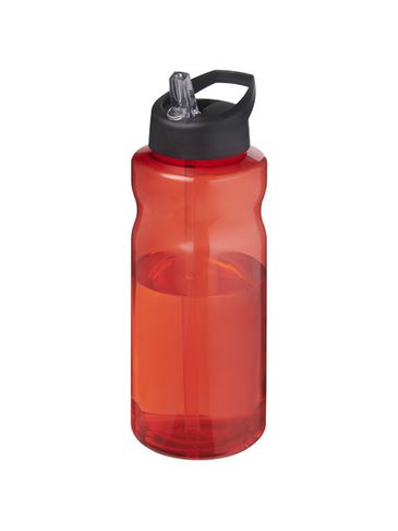 H2O Active® Eco Big Base bidon o pojemności 1 litra z wieczkiem z dzióbkiem, czerwony / czarny