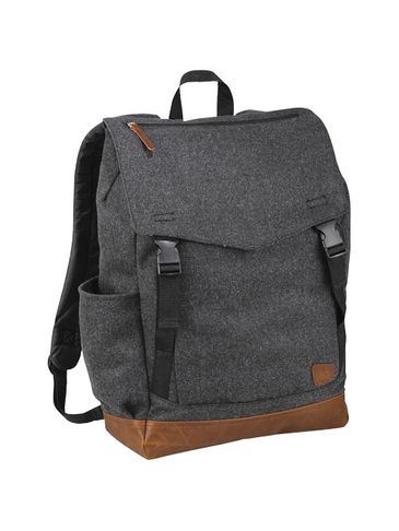Plecak 15" Campster, ciemnografitowy / brązowy