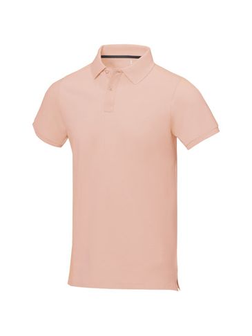 Męskie polo Calgary z krótkim rękawem, pale blush pink