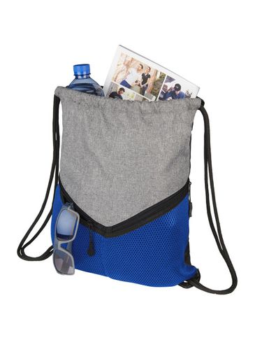 Sportowy plecak Voyager z troczkami, błękit królewski / szary