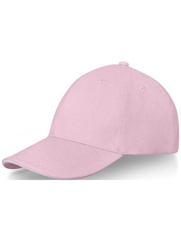 6-panelowa czapka baseballowa Darton, jasnoróżowy