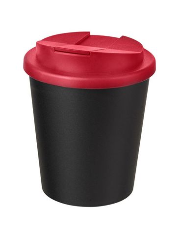Americano® Espresso 250 ml tumbler with spill-proof lid, czarny / czerwony