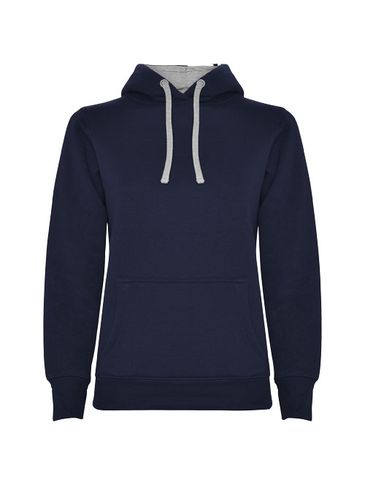 Urban damska bluza z kapturem, navy blue / marl grey