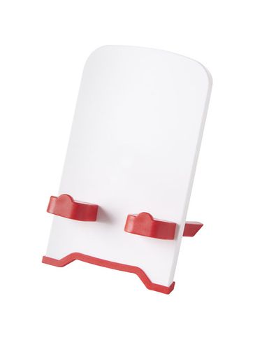 The Dok stojak na telefon, czerwony / biały