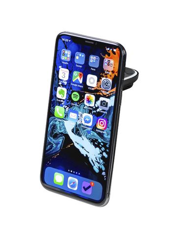 Aero magnetyczny uchwyt na telefon, czarny