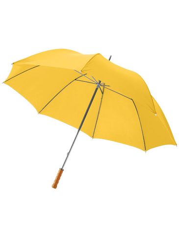Parasol golfowy Karl 30'' z drewnianą rączką, żółty