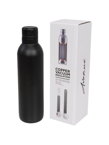 Sportowy bidon izolowany próżniowo Odin 510 ml, czarny