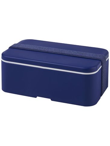 MIYO jednopoziomowe pudełko na lunch , niebieski / niebieski