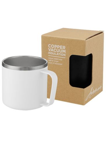 Nordre 350 ml miedziany izolowany próżniowo kubek, biały