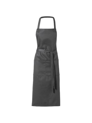 Fartuch Viera z 2 kieszeniami, ciemnoszary