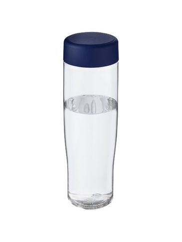H2O Active® Tempo 700 ml screw cap water bottle, przezroczysty / niebieski