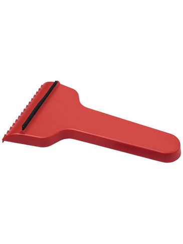 Skrobaczka do szyb Shiver w kształcie litery T, czerwony
