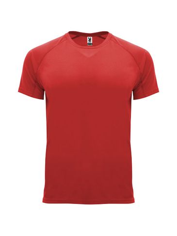 Bahrain sportowa koszulka dziecięca z krótkim rękawem, czerwony