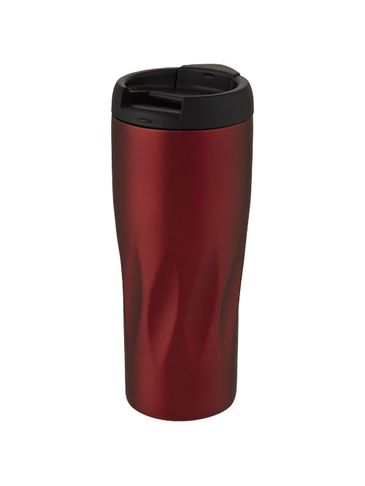 Waves miedziany kubek termoizolowany próżniowo o pojemności 450 ml, czerwony