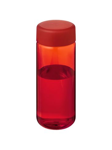 Bidon H2O Active® Octave Tritan™ o pojemności 600 ml z zakrętką, czerwony / czerwony
